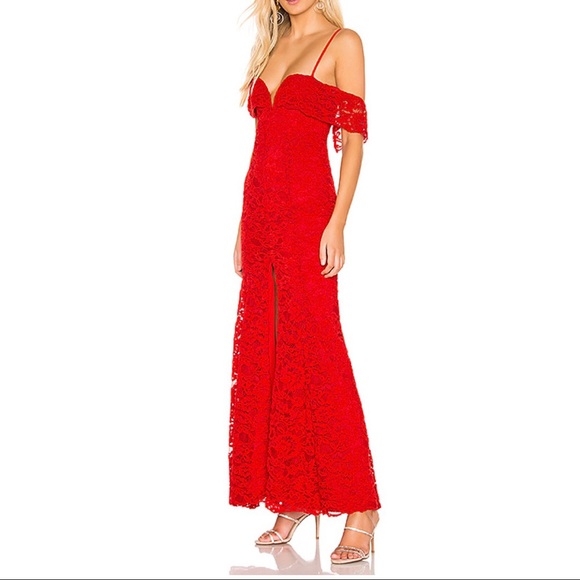 Majorelle Red Gown - Picture 2 of 5